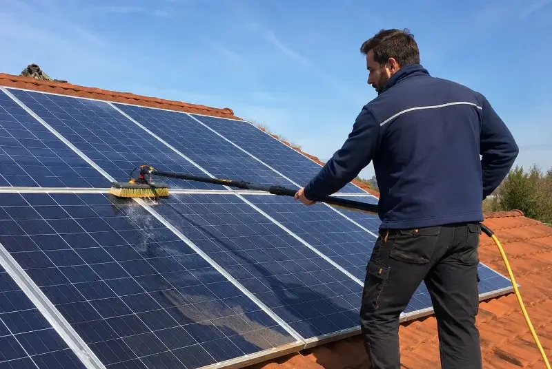 Nettoyage et entretien de panneaux solaires à Saint-Victor-de-Cessieu